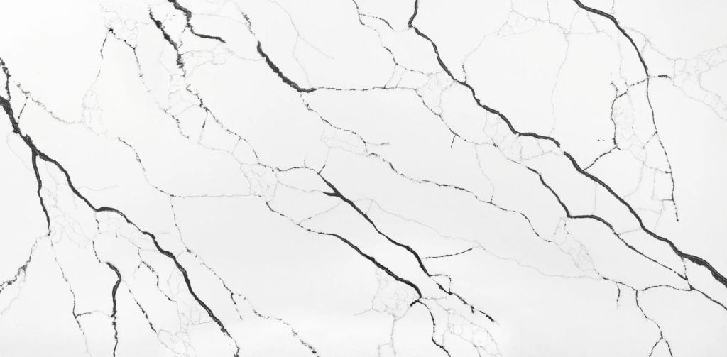 a white marble with black lines